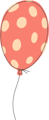 Polka Dotted Balloon