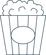 Sparse Popcorn Tub